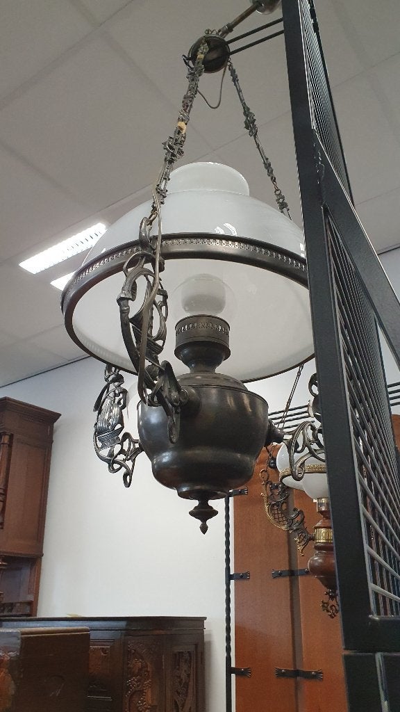 Hanglamp Antiek 2e, Ophalen of Verzenden