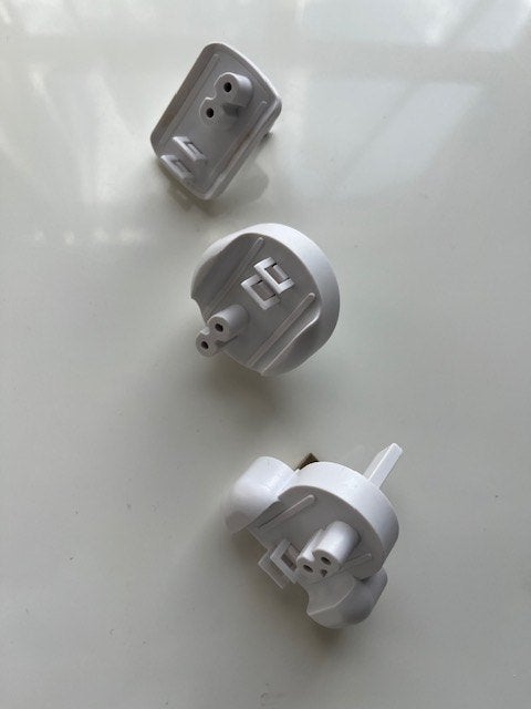3 originele Apple reisstekkers – USA / UK / Australië, Ophalen of Verzenden, Nieuw