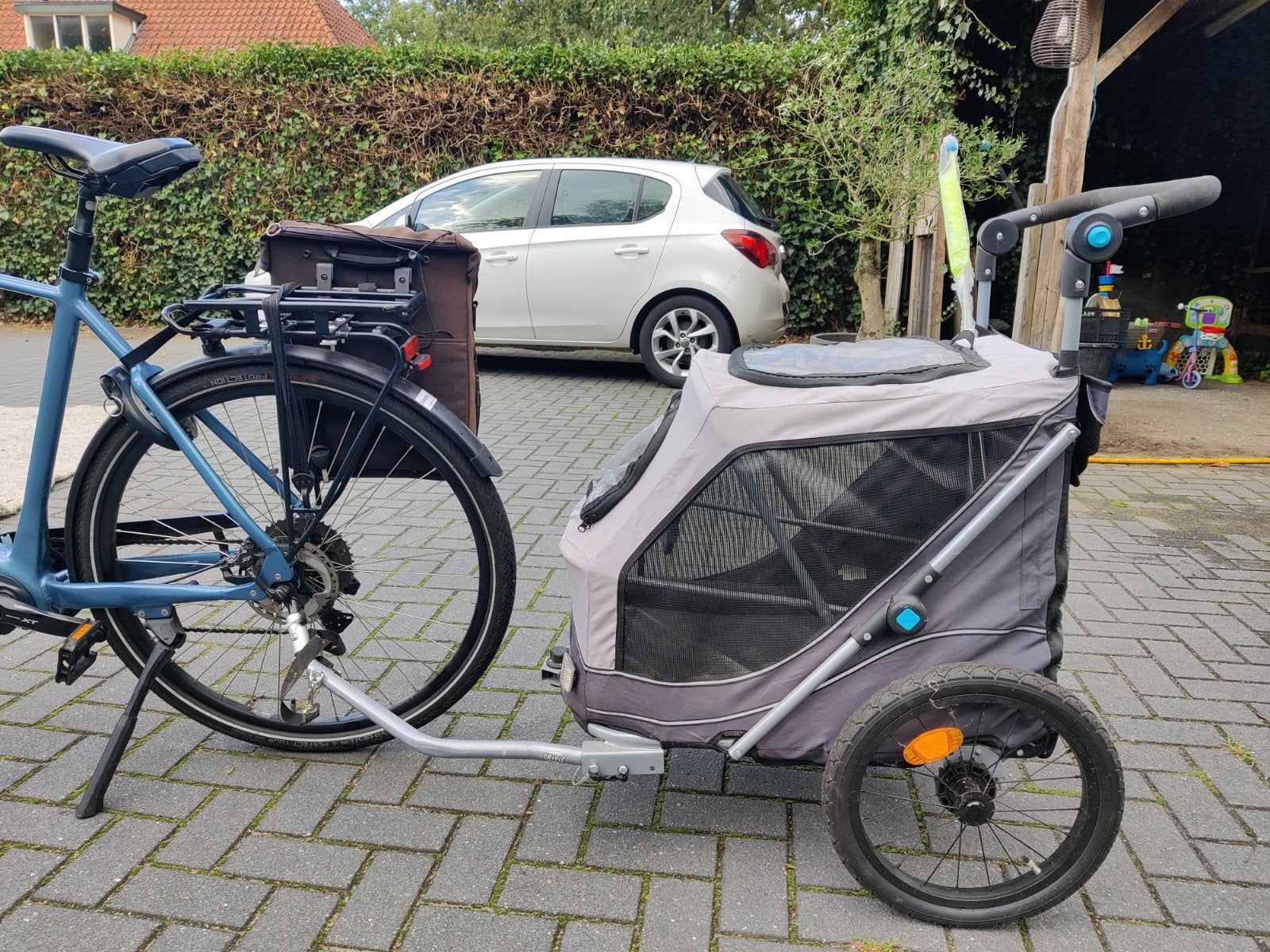 Trixie Hondenfietskar Maat M - Zo goed als nieuw, Ophalen, Zo goed als nieuw, Hondenkar