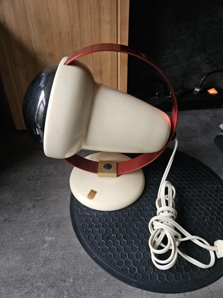 Prachtige jaren 50 philips infraroodlamp (Charlotte Perriand, Ophalen of Verzenden, Zo goed als nieuw, Overige typen