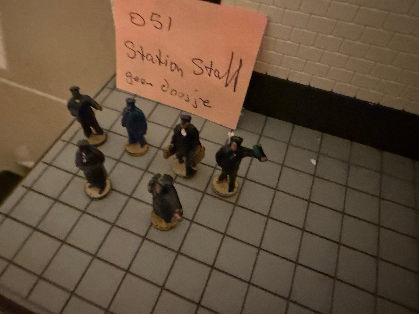 Dinky Toys 051 Station Staff - Erg zeldzaam, Z, Gebruikt, Overige typen, Z