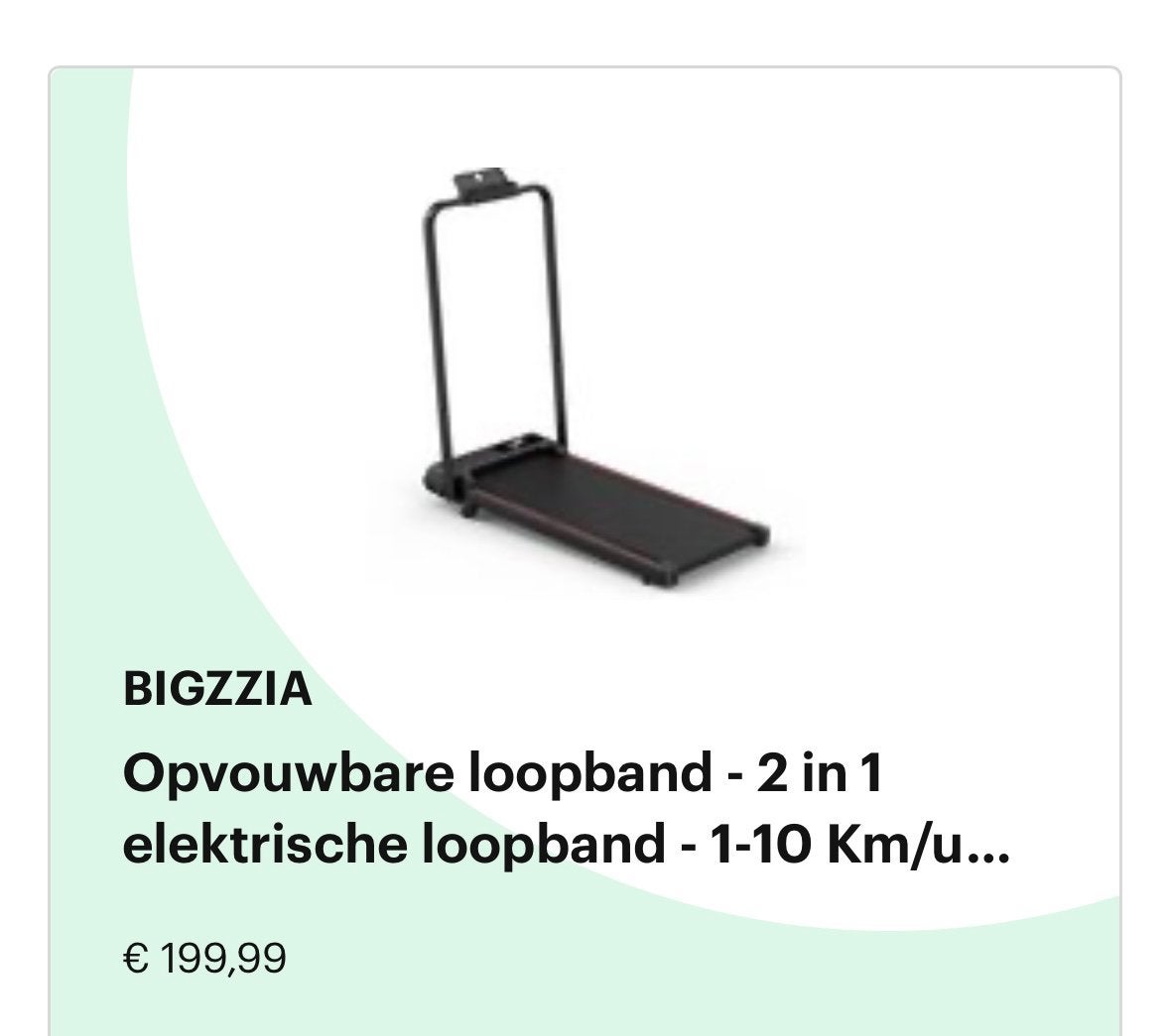 Loopband inklapbaar, Sport en Fitness, Fitnessmaterialen, Ophalen, Zo goed als nieuw, Overige typen
