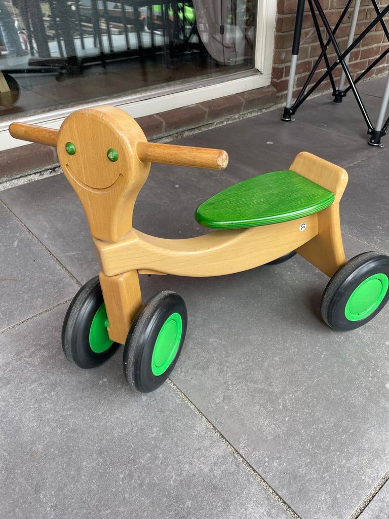 Houten loopfiets Van Dijk Toys, Ophalen, Gebruikt, Loopfiets