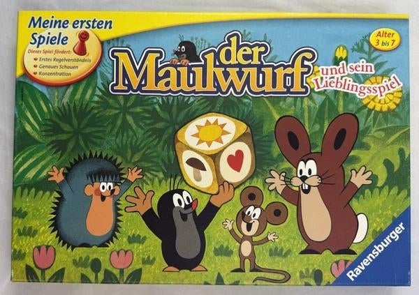 Ravensburger Der Maulwurf und sein Lieblingsspiel bordspel, Hobby en Vrije tijd, Gezelschapsspellen | Bordspellen, Zo goed als nieuw