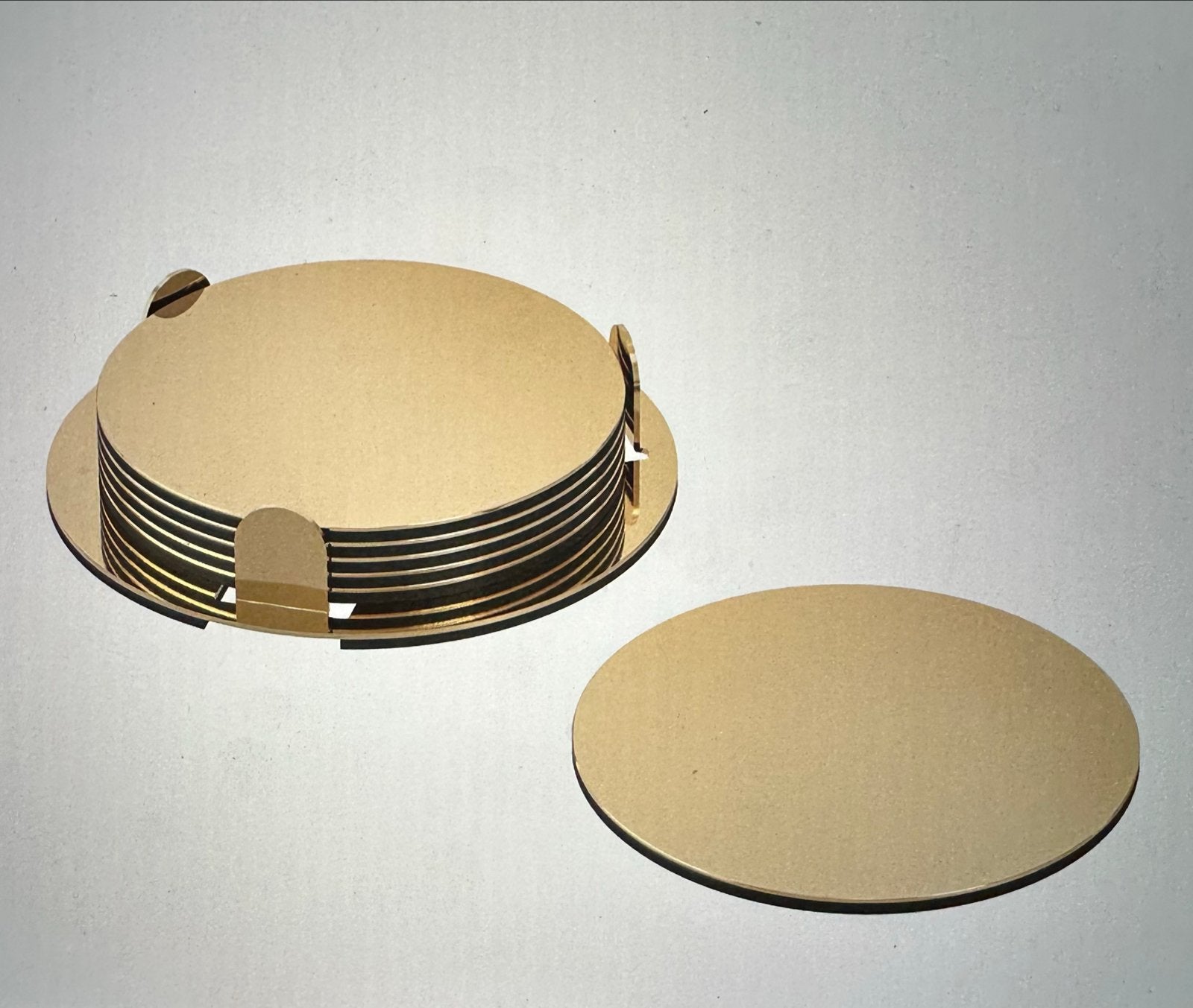 IKEA Glattis onderzetters - 24 stuks, Huis en Inrichting, Goud, Glasonderzetter, Ophalen of Verzenden, Antislip