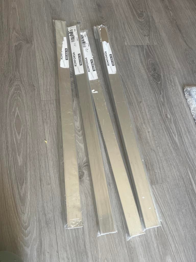 IKEA Rimforsa RVS stangen (4 stuks), Ophalen of Verzenden, Zo goed als nieuw