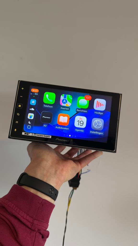 Pioneer SPH-DA130DAB autoradio met apple carplay!, Auto diversen, Autoradio's, Ophalen of Verzenden, Zo goed als nieuw