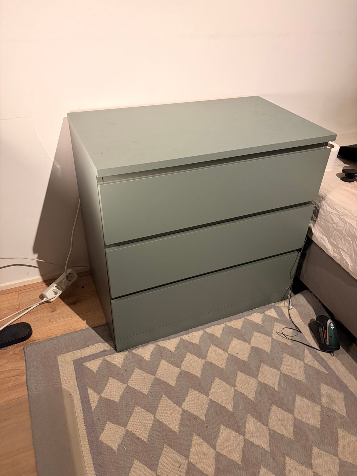 Ladekast ikea Malm, Huis en Inrichting, Ophalen, 50 tot 100 cm, Zo goed als nieuw, 3 of 4 laden