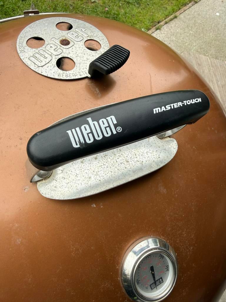Weber Master-Touch GBS Premium Houtskoolbarbecue, Tuin en Terras, Houtskoolbarbecues, Ophalen, Gebruikt, Met accessoires