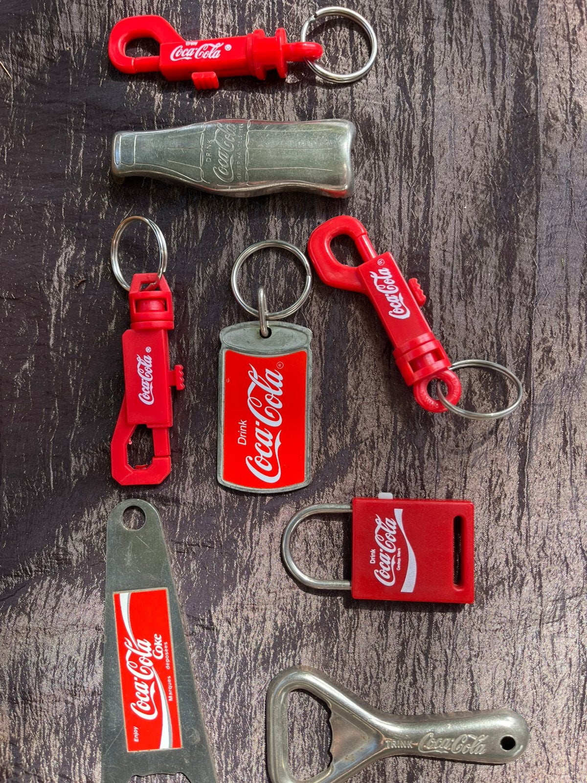 Coca cola sleutelhanger,coca cola opener,vintage coca cola, Verzenden, Zo goed als nieuw, Merk