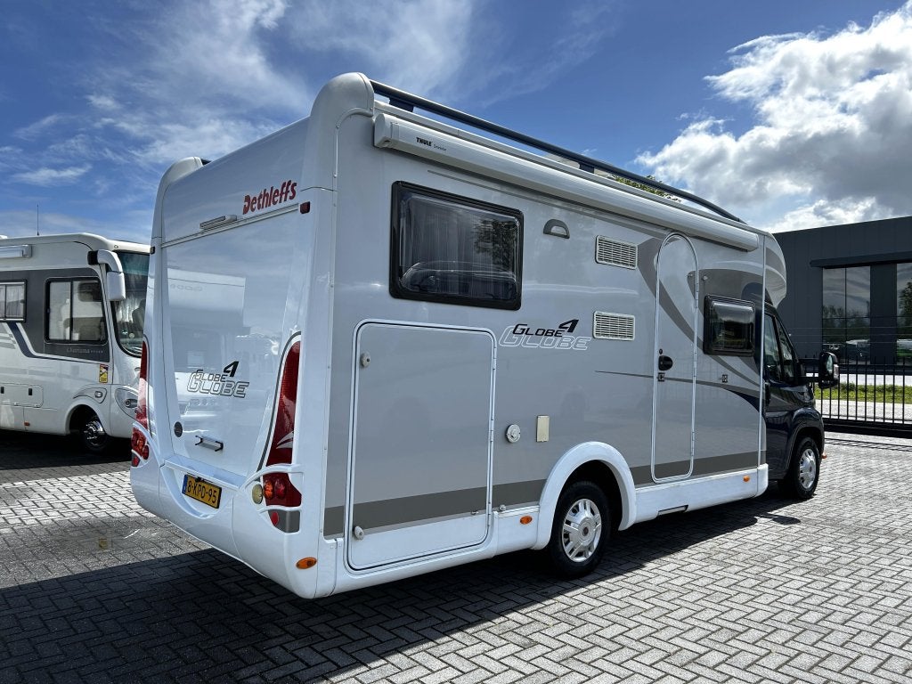 Dethleffs Globe4 T 6471-4/Dwarsbed/hefbed/2010/7m/Airco, Caravans en Kamperen, Fiat, 6 tot 7 meter, Bedrijf, Half-integraal