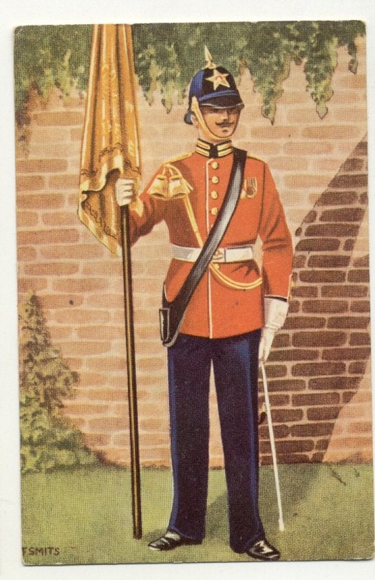 Drie ansichtkaarten Garderegiment Prinses Irene, Ophalen of Verzenden, Landmacht, Nederland, Foto of Poster