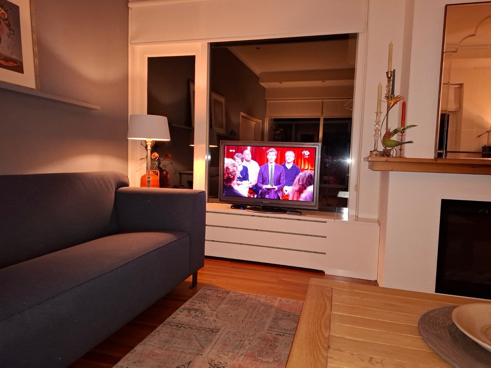 LCD televisie Panasonic TX-L32D25E Viera, Ophalen, Gebruikt, Panasonic, 50 Hz