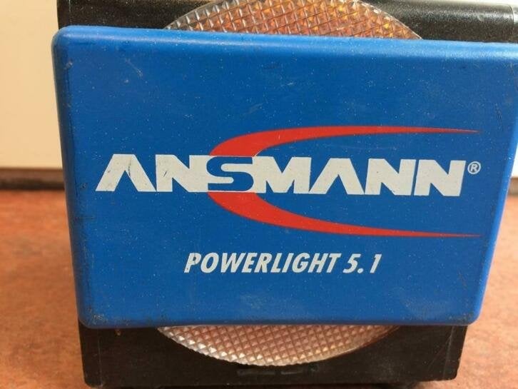 Ansmann Power Light 5.1 schijnwerper oplaadbaar met filters, Watersport en Boten, Niet ingevuld, Gebruikt, Overige typen, Niet ingevuld