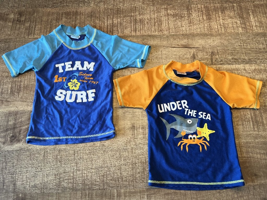 UV Shirtjes maat 98/104, Kinderen en Baby's, Maat 98, UV-zwemkleding, Ophalen of Verzenden, Zo goed als nieuw