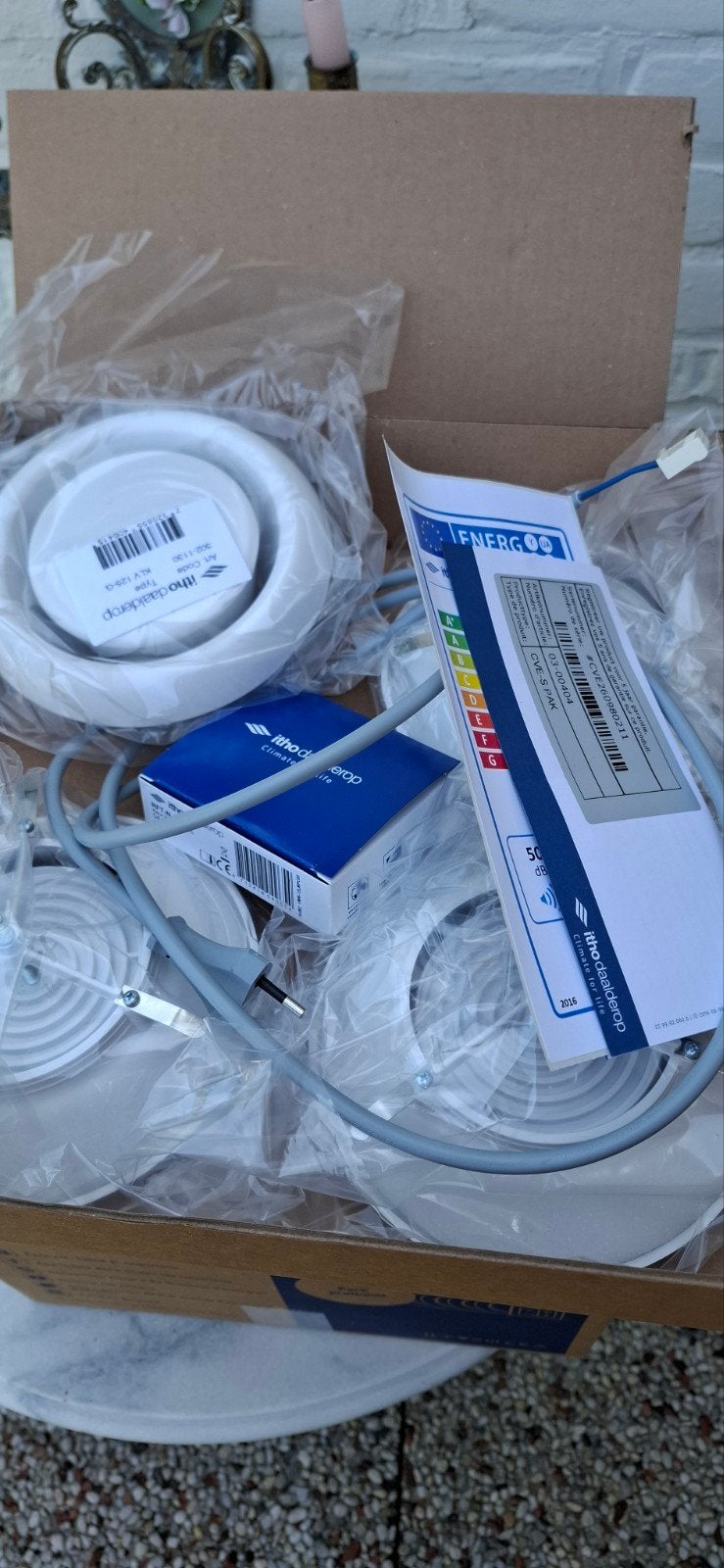 Itho Daalderop CVE-S PAK Ventilatiepakket - Nieuw, Ophalen