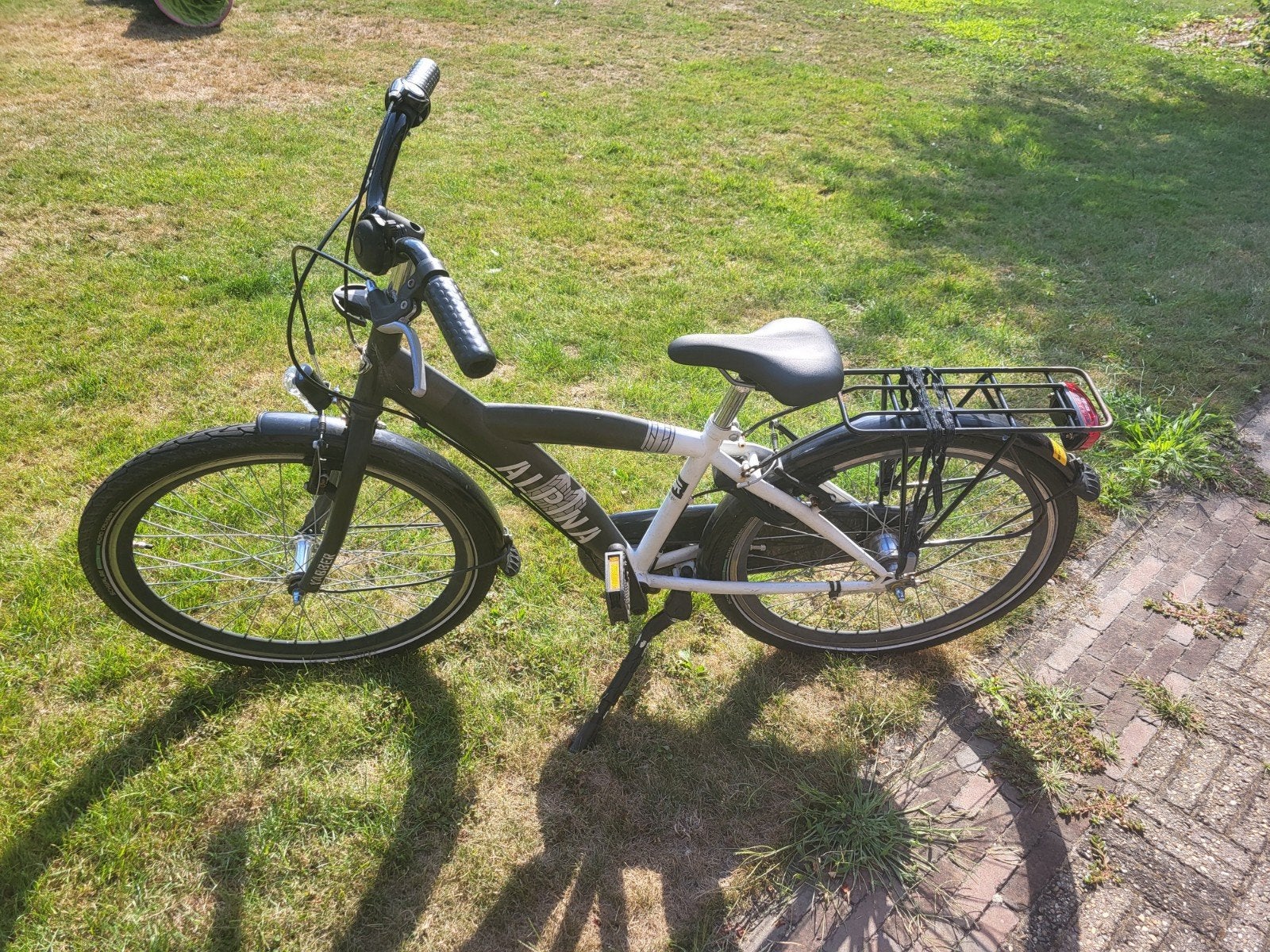 Alpina jongensfiets  24 inch, Fietsen en Brommers, Gebruikt, Velgrem, Versnellingen, Minder dan 47 cm