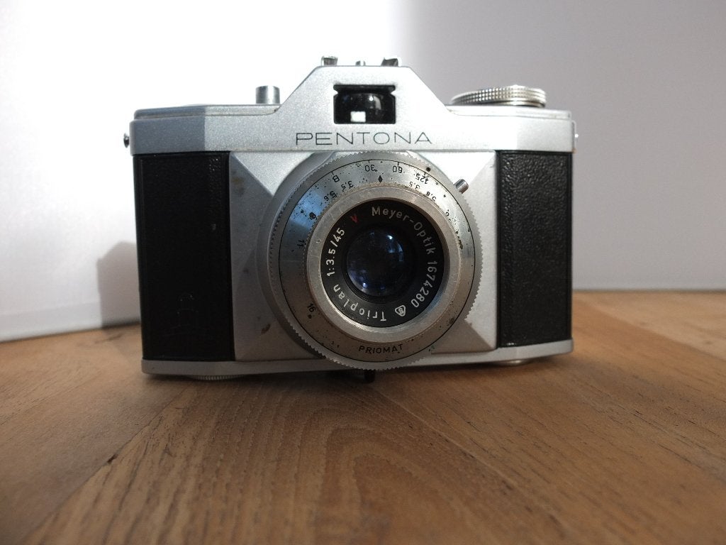 ✅ Pentona Trioplan - Duitse 35mm camera, Ophalen of Verzenden, Gebruikt, Compact, Overige Merken