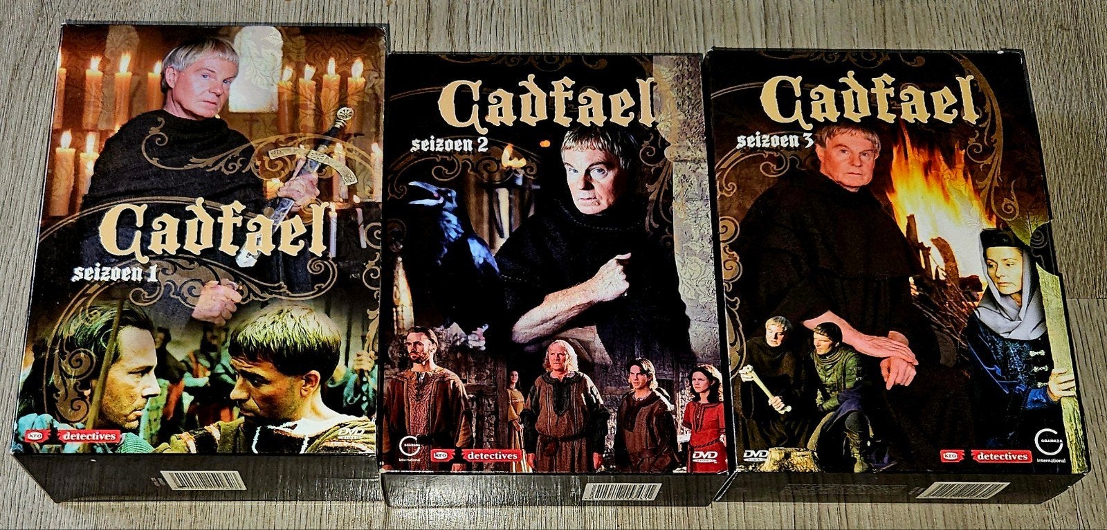 Cadfael Seizoenen 1, 2 & 3 - DVD Boxset - Detective Serie, Engels, Nederlands, Ophalen of Verzenden, Zo goed als nieuw