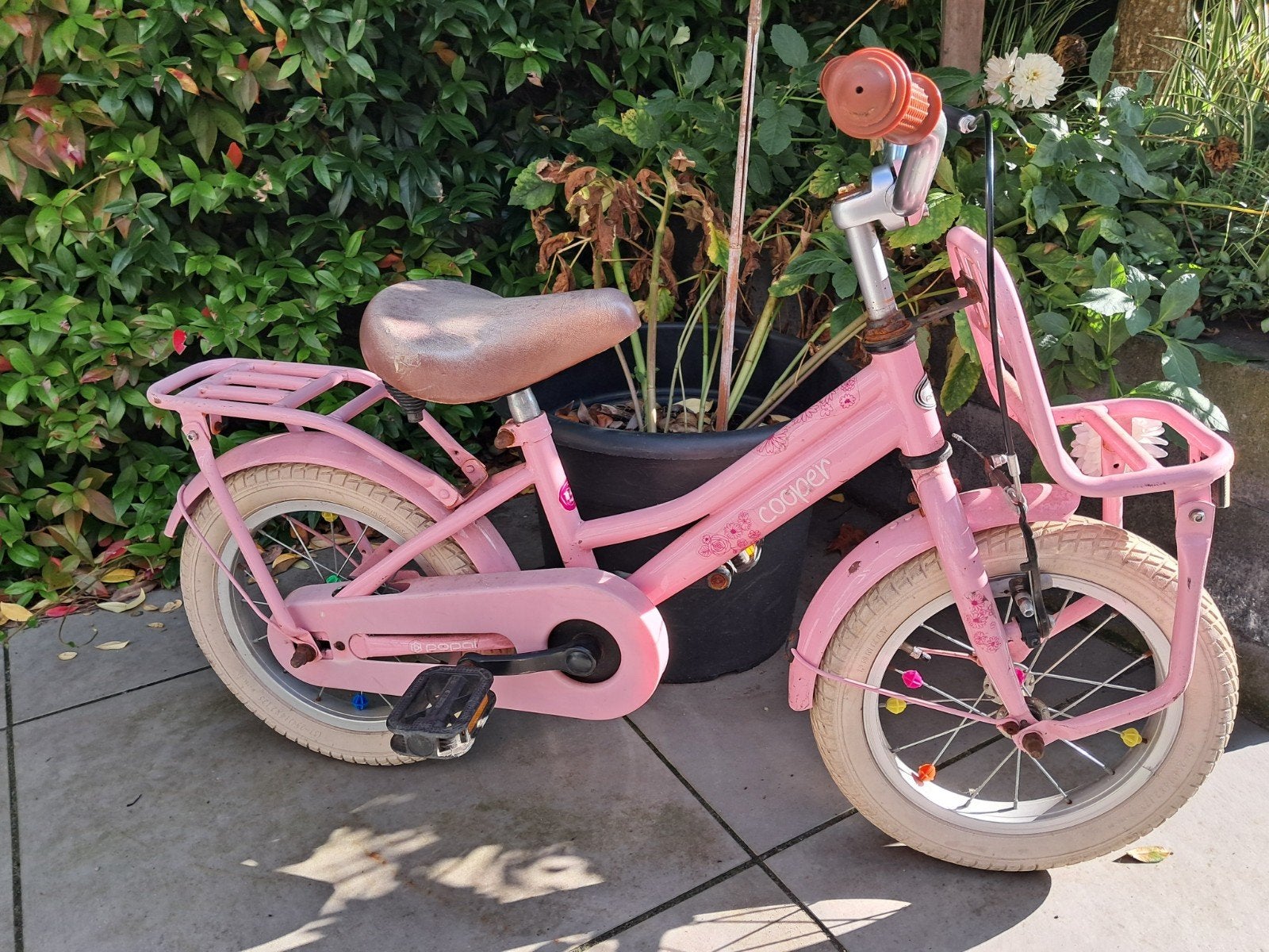 Cooper kinderfiets 14 inch, Ophalen, Gebruikt, Velgrem, Cooper