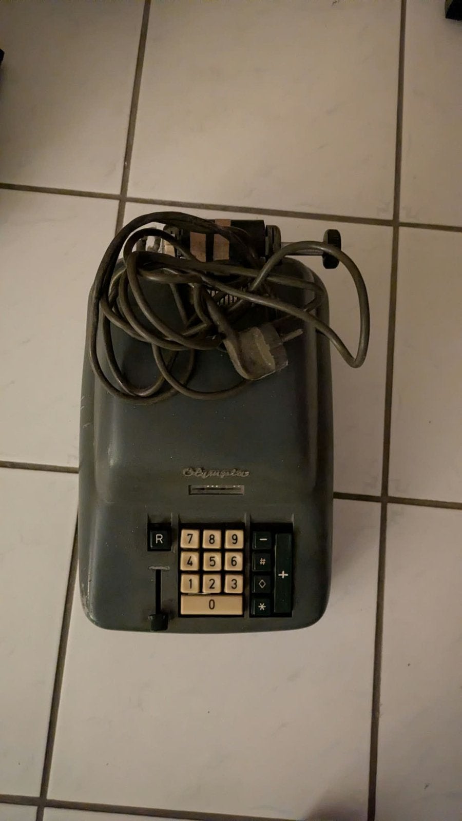 Vintage rekenmachine van Olympia, Ophalen of Verzenden