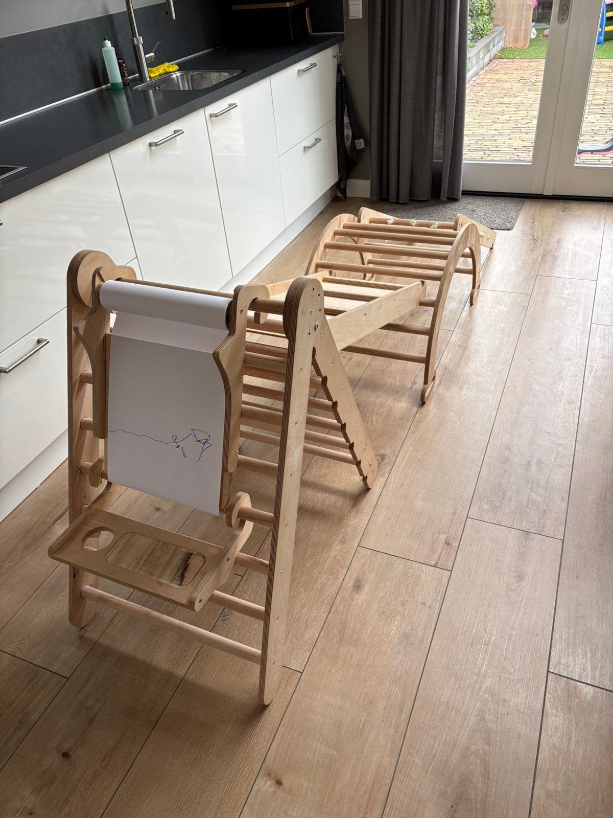 Goodaves 6-in-1 montessori klimrek / speeltoestel, Ophalen, Zo goed als nieuw, Overige typen