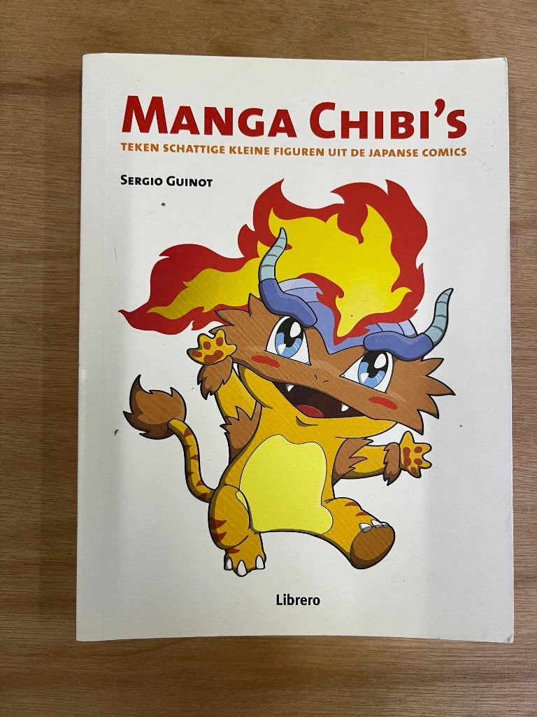 boek: 	Manga Chibi's,	Sergio Guinot, Ophalen of Verzenden, Zo goed als nieuw, Tekenen en Schilderen, Sergio Guinot