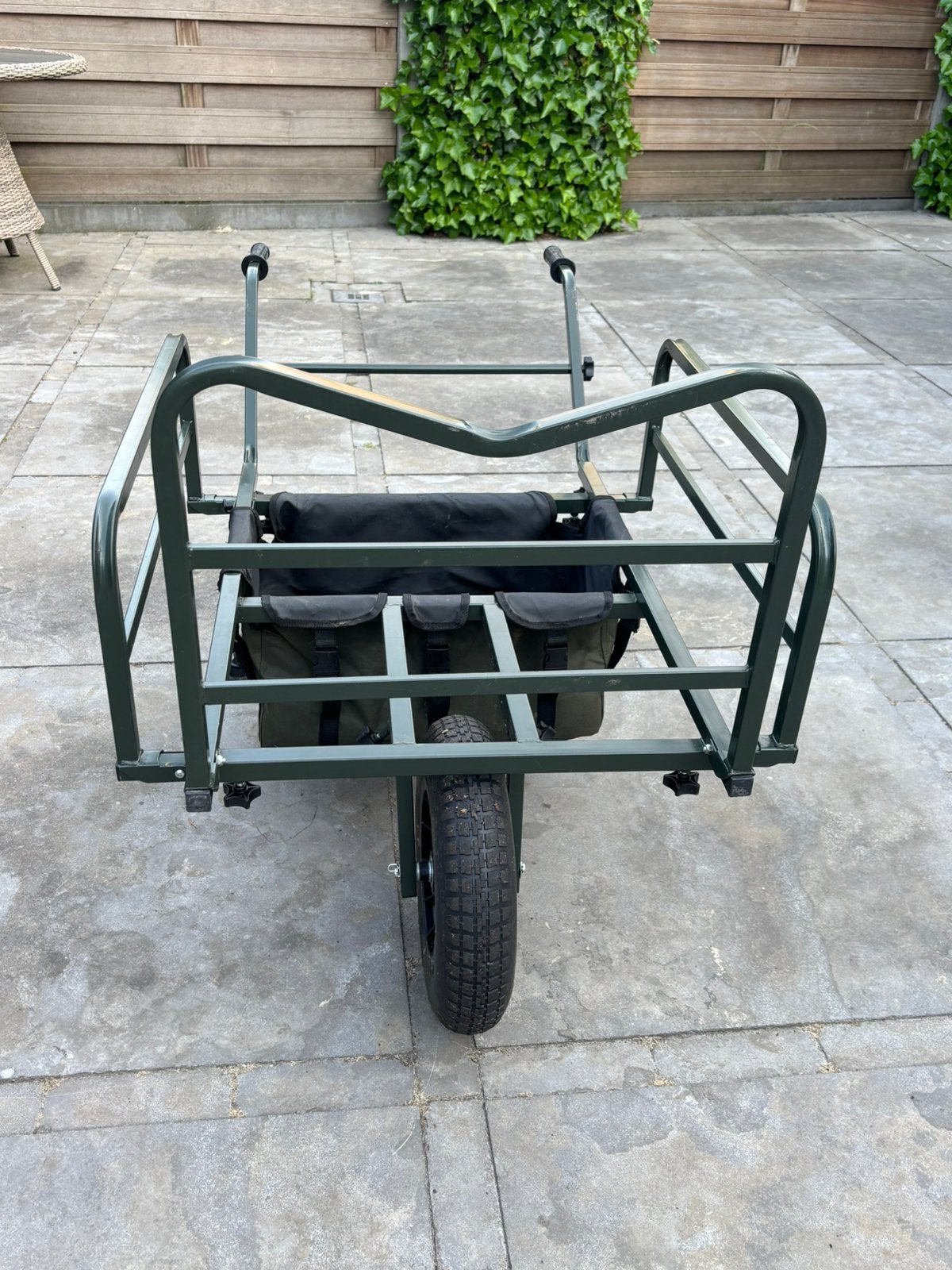Barrow kruiwagen van het merk ultimate, Fietsen en Brommers, Fietsaccessoires | Aanhangers en Karren, Gebruikt, Opvouwbaar, 80 kg of meer