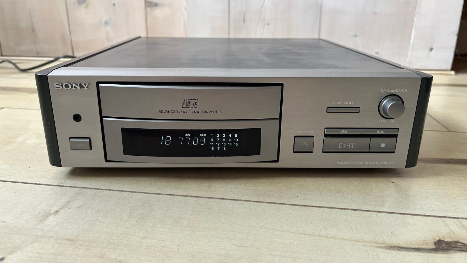 Sony CDP-S1 cd speler, Ophalen of Verzenden, Gebruikt, Sony