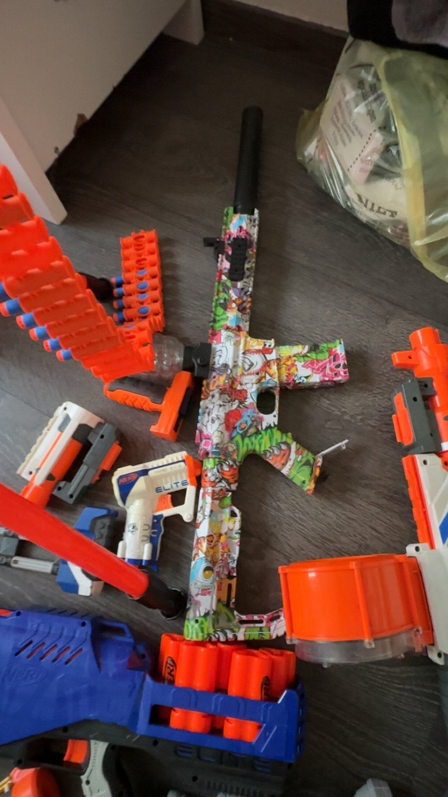 Grote collectie Nerf en X-Shot blasters, Ophalen, Gebruikt, Jongen of Meisje