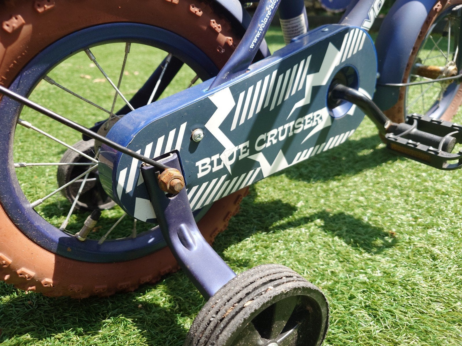 Volare Blue Cruiser Kinderfiets met zijwieltjes, Fietsen en Brommers, Fietsen | Kinderfietsjes, Ophalen