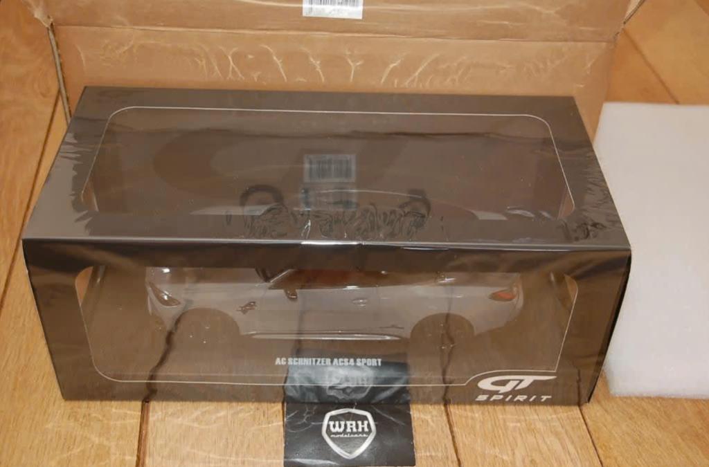 1:18 BMW M4 G82 AC SCHNITZER grey GT spirit GT376 inbox WRH, Hobby en Vrije tijd, Modelauto's | 1:18, Verzenden, Zo goed als nieuw