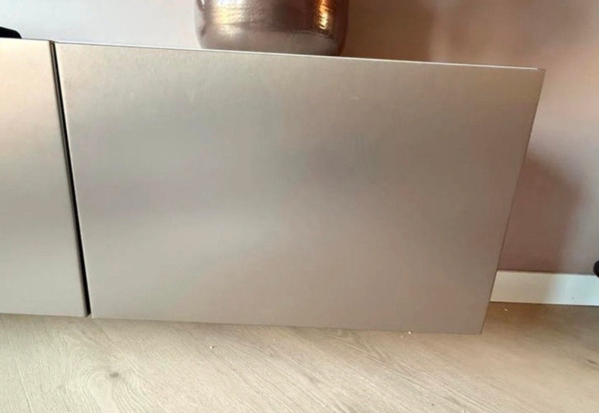 IKEA Besta deurtjes brons 4x incl. scharnieren, Ophalen, Gebruikt