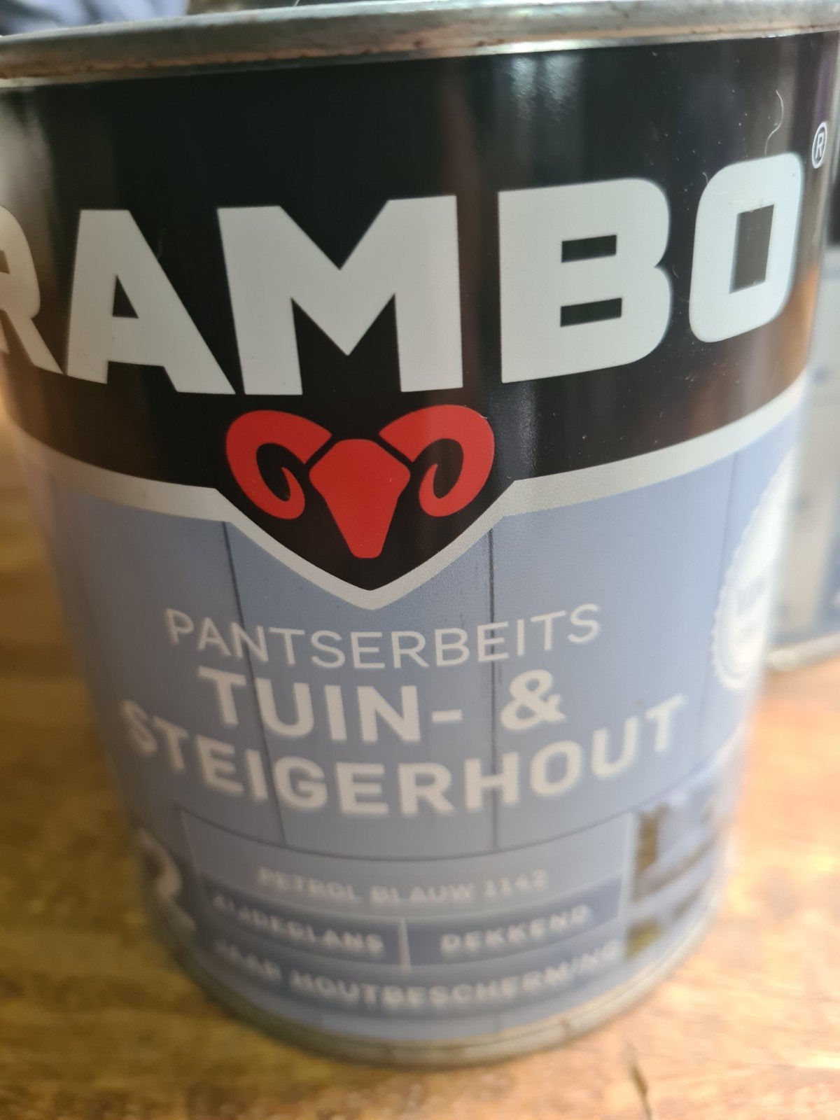 Rambo Pantsenbeits Tuin- & Steigerhout Petrol Blauw, Blauw, Nieuw, Beits, Ophalen of Verzenden