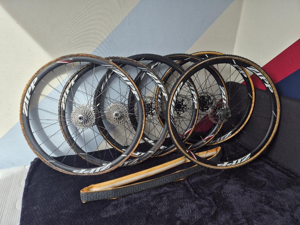 Zipp cyclocross wielen, Zipp, Gebruikt, Racefiets, Ophalen