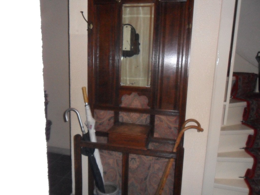 oude kapstok met paraplu ruimte, Wandkapstok, Gebruikt, Ophalen of Verzenden, Minder dan 100 cm