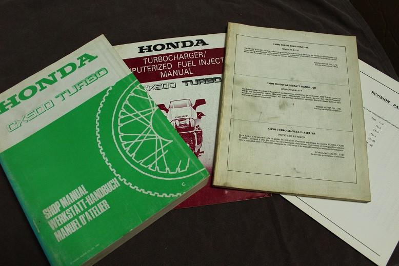 Honda CX500 TURBO 1981 motorcycle shop manual handbuch, Ophalen of Verzenden, Honda