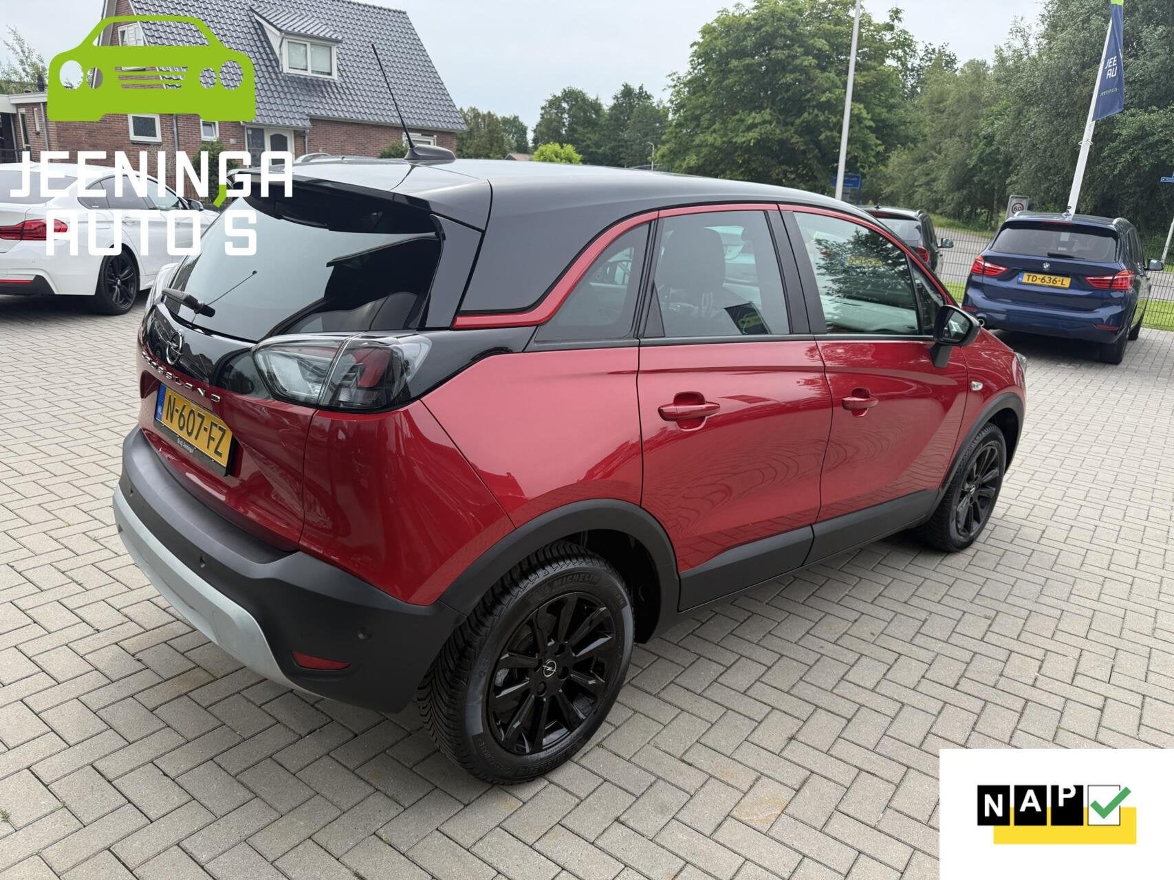 Opel Crossland 1.2 Turbo Elegance|Stuur-Stoelverwarming|360C, Auto's, Voorwielaandrijving, Gebruikt, 1199 cc, Origineel Nederlands