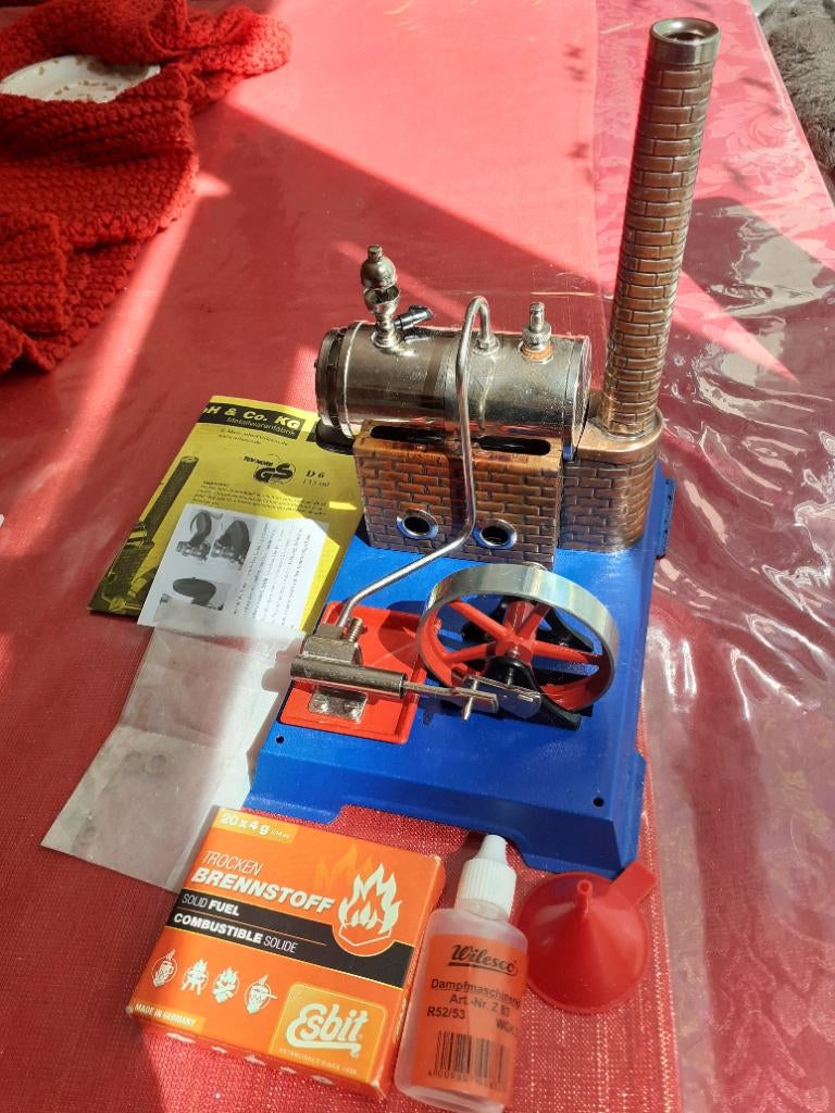 Wilesco stoommachine D6, Ophalen, Zo goed als nieuw, Groter dan 1:32