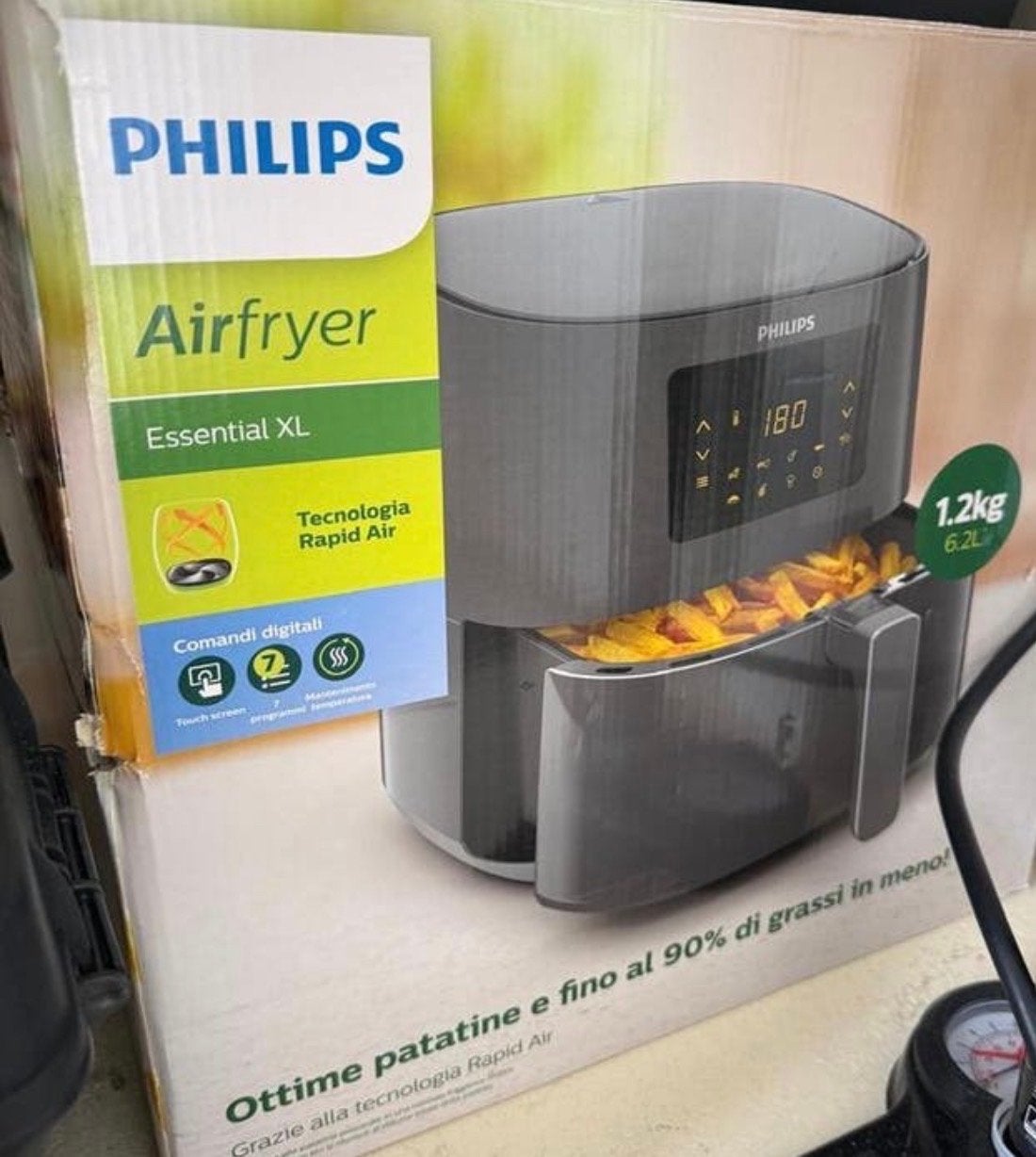 Philips Airfryer Essential XL - Zo goed als nieuw, Ophalen of Verzenden, Zo goed als nieuw, Airfryer XL, 1000 t/m 1499 gram