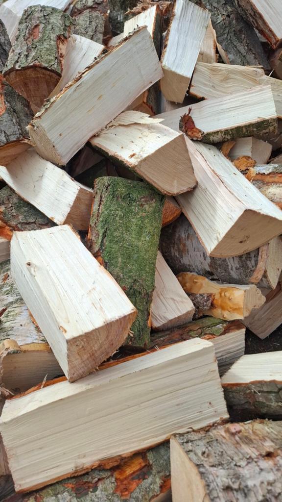 Brandhout openhaardhout els en berk, 6 m³ of meer, Ophalen