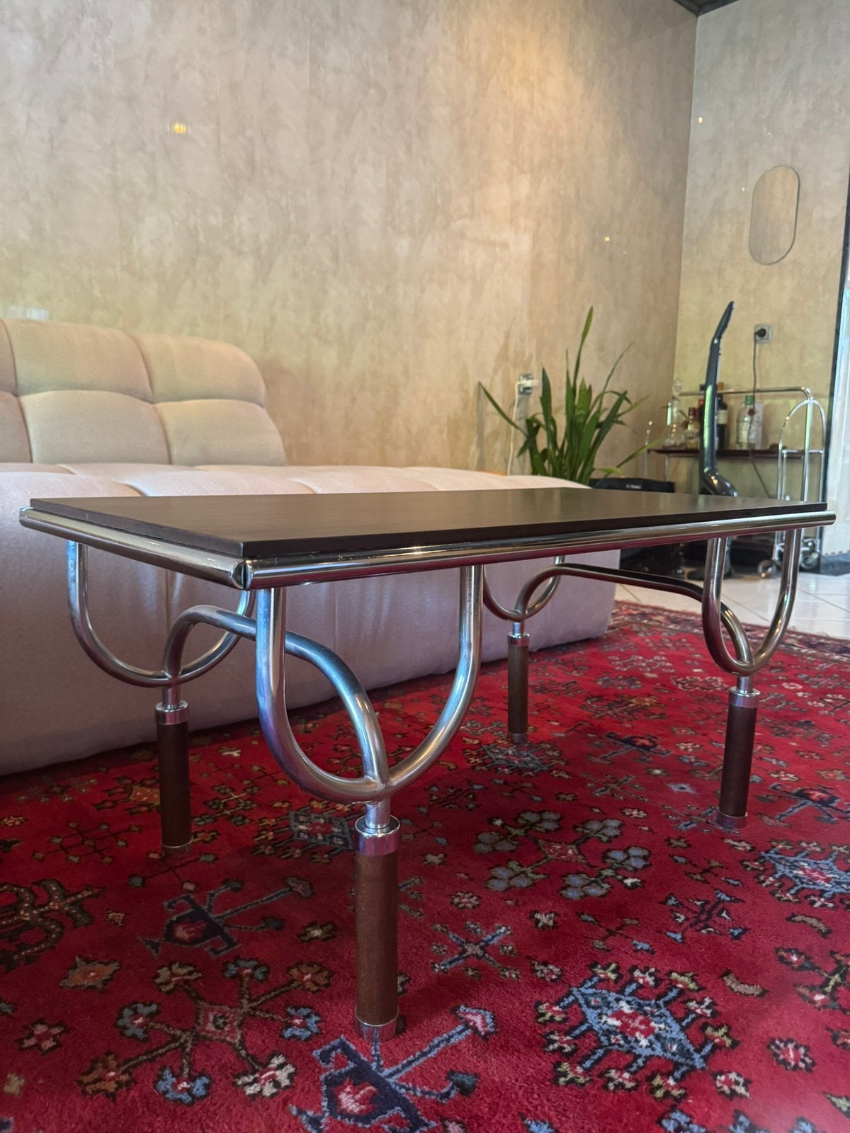 Mid-Century Modern salontafel | vintage | chroom | retro, Ophalen