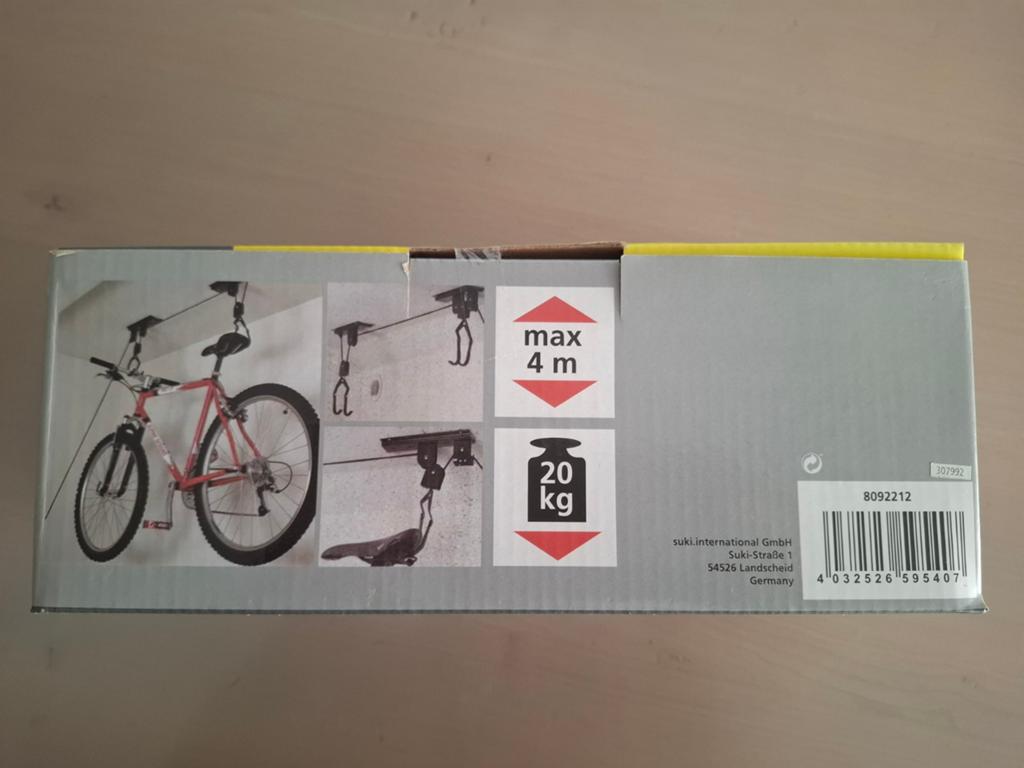 Fietslift Suki tot 20 kg max hoogte 4 m, Fietsen en Brommers, Fietsaccessoires | Fietsgereedschap, Ophalen of Verzenden, Nieuw