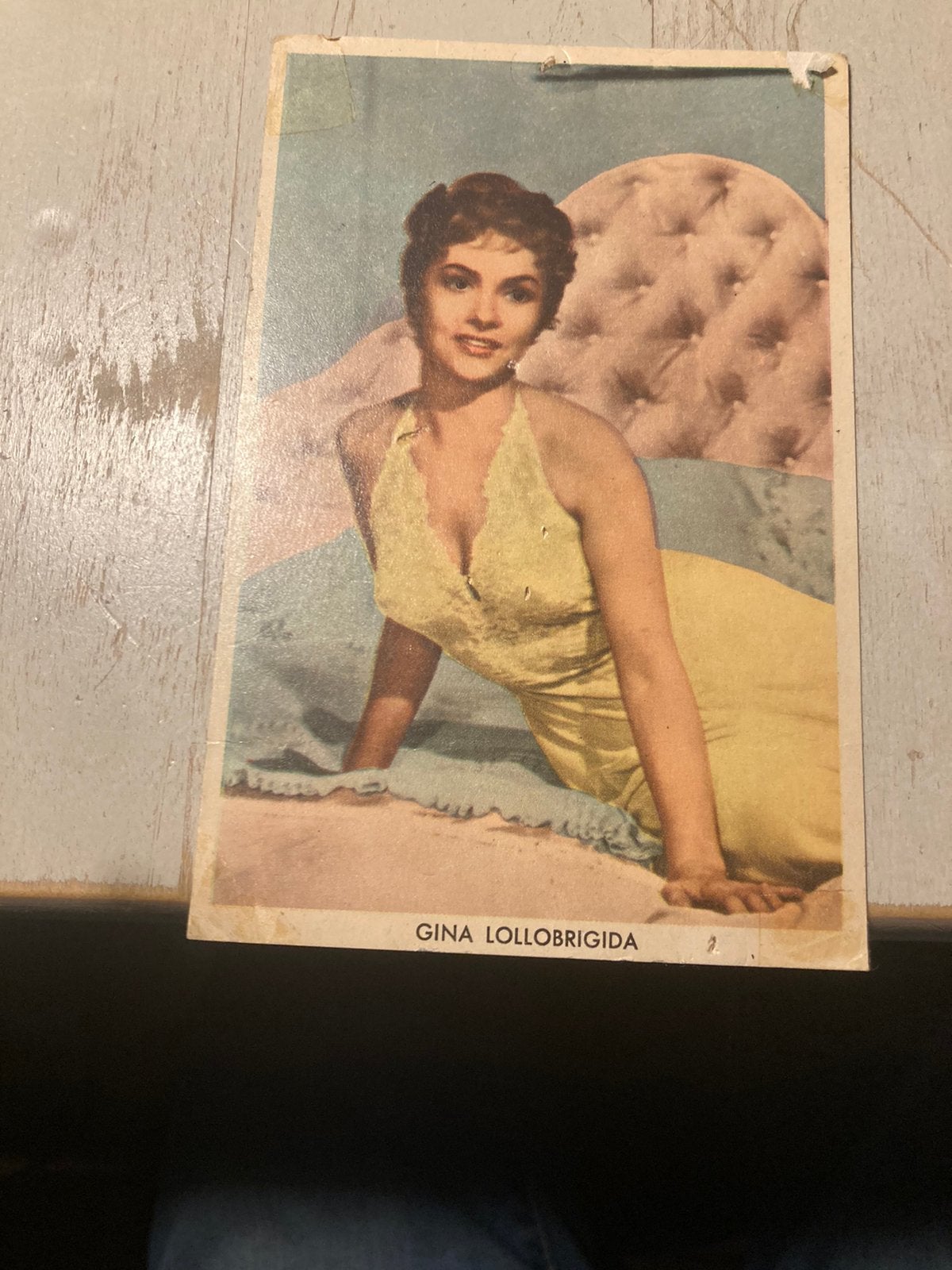 Gina lollobrigida filmster, Ophalen of Verzenden, Gebruikt, Foto of Kaart