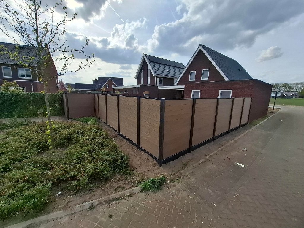 Composiet schutting in div kleuren/uitstralingen., Ophalen, Kunststof, 1 tot 2 meter, Minder dan 3 meter
