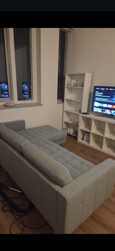 IKEA LANDSKRONA hoekbank – 1 jaar oud – opknapper, Ophalen, Gebruikt, 125 tot 150 cm, Hoekbank