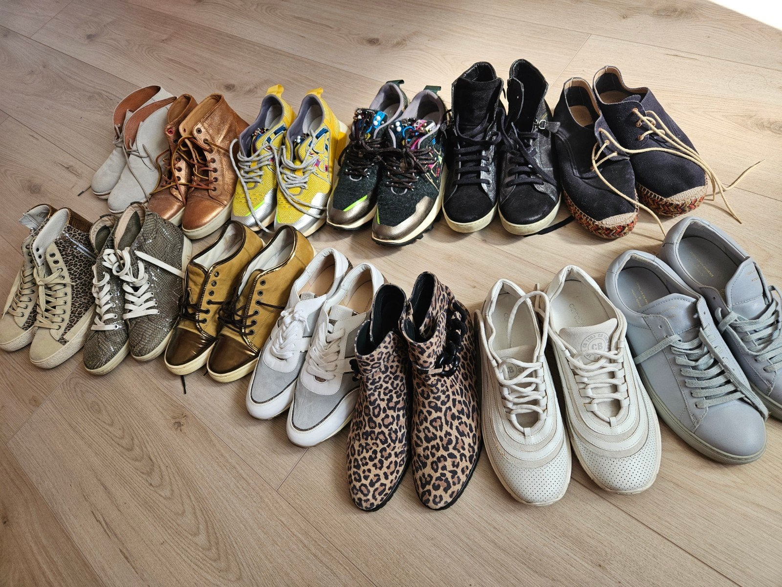 13 paar hoge kwaliteit dames schoenen maat 40, Ophalen of Verzenden, Zo goed als nieuw, Zwart, Sneakers of Gympen