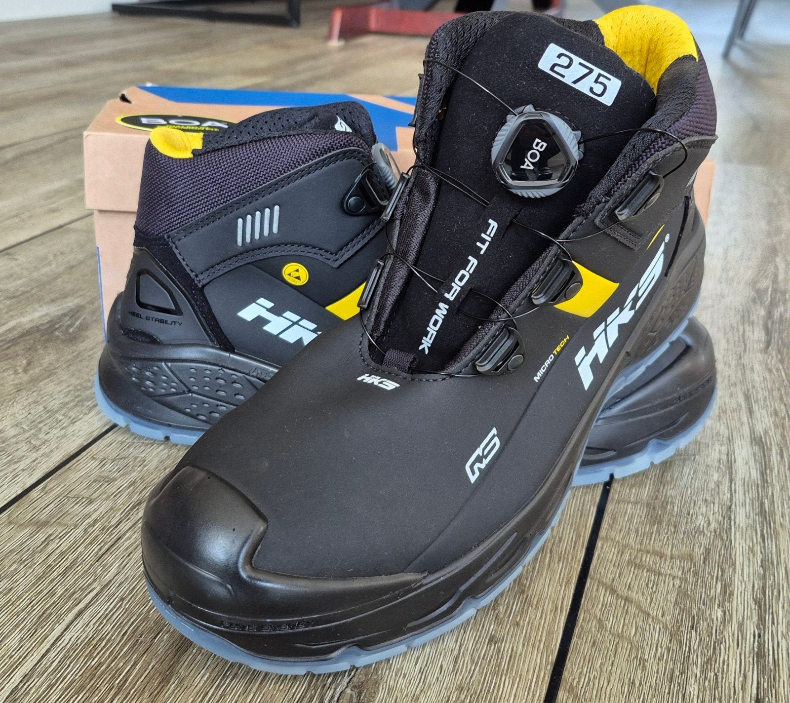 Nieuw HKS RS 275 Werkschoenen Maat 43 met BOA Sluiting, Ophalen of Verzenden, Nieuw
