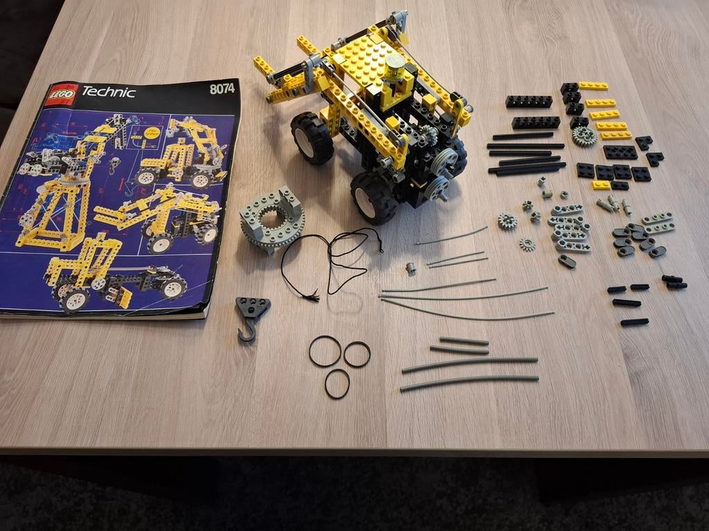 Lego technic  8074 compleet, Ophalen of Verzenden, Gebruikt
