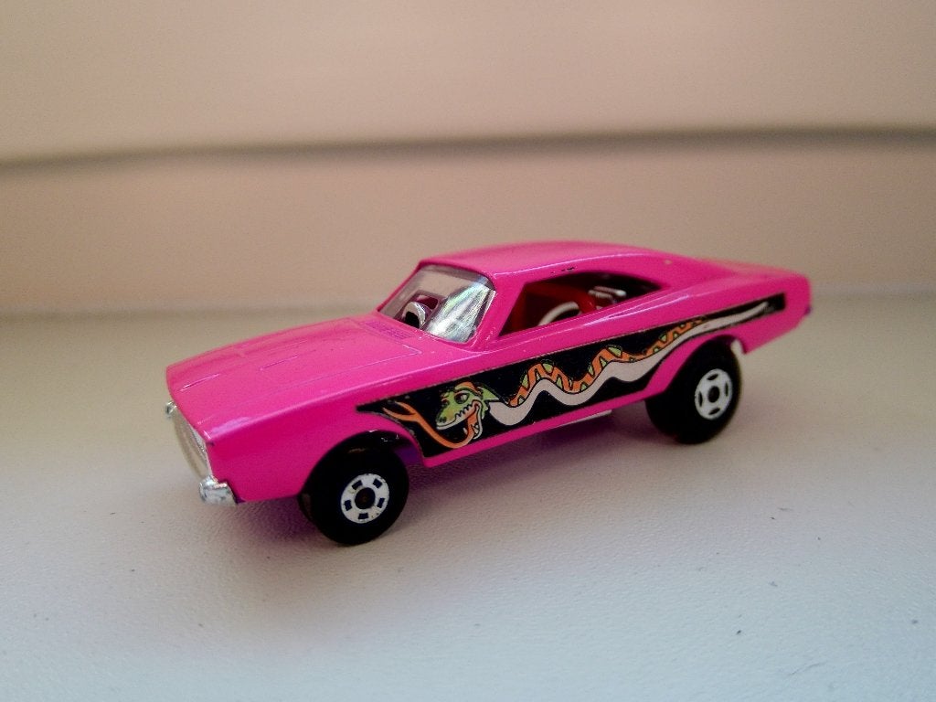 Vintage Matchbox Superfast nr. 70 Dodge Dragster uit 1972, Hobby en Vrije tijd, Modelauto's | 1:43, Verzenden, Zo goed als nieuw